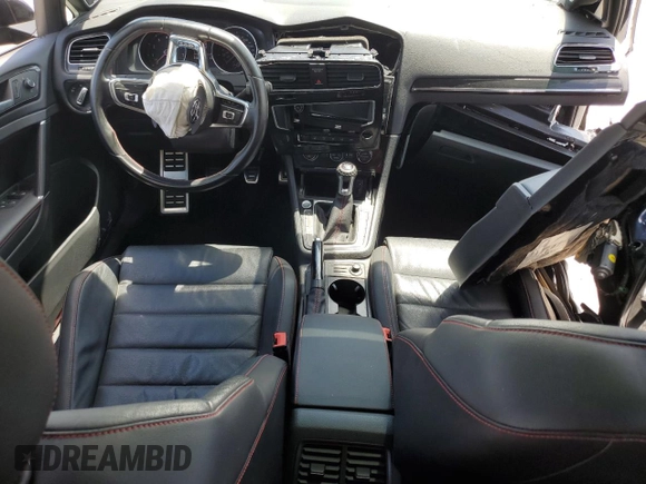 2017 Volkswagen Golf GTI Autobahn with VIN 3VW547AU2HM003069, listed as a Copart auction lot 57317524 with 91,456 mi miles and Salvage Title. Bid and sale history available at carsss.com. Image 8.