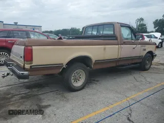 1987 Ford F-150 with VIN 2FTEF15H8HCA66731, listed as a Copart auction lot 58696774 with 81,683 mi miles and Salvage Title. Bid and sale history available at carsss.com. Image 3.