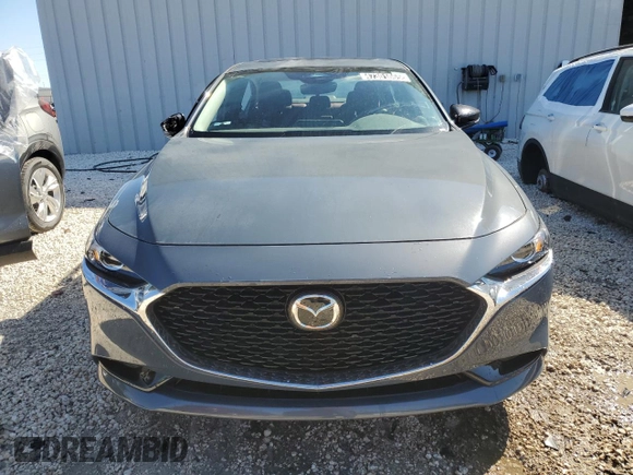 2025 Mazda 3 S Carbon Edition with VIN 3MZBPBCM2SM456593, listed as a Copart auction lot 47301665 with 3,404 mi miles and Clean Title. Bid and sale history available at DreamBid. Image 5.