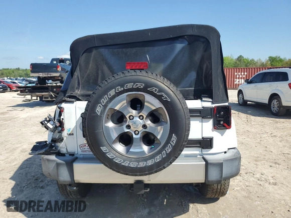 2017 Jeep Wrangler Unlimited Sahara with VIN 1C4BJWEG4HL504429, listed as a Copart auction lot 51370715 with 52,286 mi miles and Salvage Title. Bid and sale history available at carsss.com. Image 6.