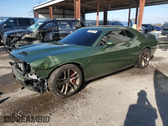 2021 Dodge Challenger SRT Hellcat with VIN 2C3CDZC94MH623112, listed as a Copart auction lot 45858015 with 17,748 mi miles and Salvage Title. Bid and sale history available at DreamBid. Image 1.
