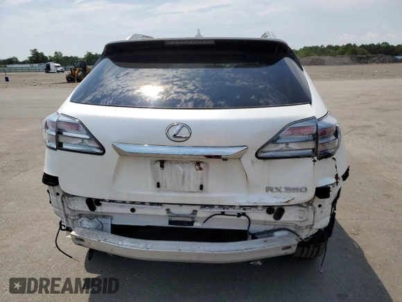 2011 Lexus RX 350 with VIN JTJBK1BA6B2013709, listed as a Copart auction lot 58414113 with 165,689 mi miles and Salvage Title. Bid and sale history available at DreamBid. Image 6.