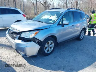 2015 Subaru Forester 2.5i Limited with VIN JF2SJAHC1FH814910, listed as a IAAI auction lot 42067236 with 228,306 mi miles. Bid and sale history available at carsss.com. Image 2.