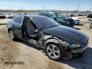 2017 Jaguar XE 25t with VIN SAJAR4BG5HA946923, listed as a Copart auction lot 45549985 with 82,040 mi miles and Salvage Title. Bid and sale history available at carsss.com. Image 4.