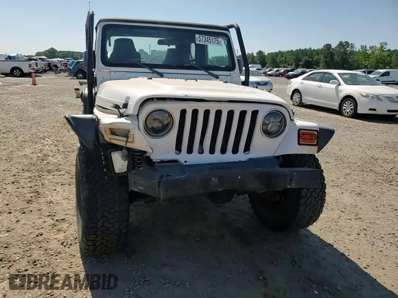 2003 Jeep Wrangler X with VIN 1J4FA39S13P311214, listed as a Copart auction lot 57345175 with 75,088 mi miles and Salvage title. Bid and sale history available at DreamBid. Image 14.