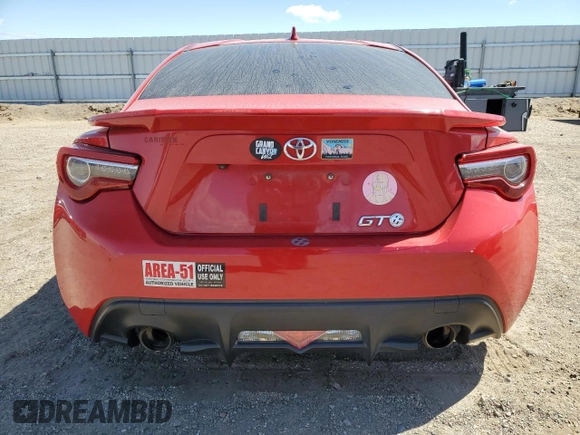2017 Toyota 86 with VIN JF1ZNAA17H8703376, listed as a Copart auction lot 51685145 with 139,020 mi miles and Salvage Title. Bid and sale history available at carsss.com. Image 6.