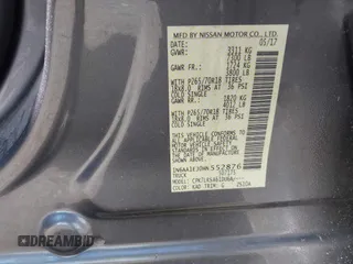 2017 Nissan Titan SV z VIN 1N6AA1EJ0HN552876, wystawiony jako IAAI lot #42319446 z przebiegiem 37 875 mil mil oraz . Historia ofert i sprzedaży dostępna na DreamBid. Obrazek 9.