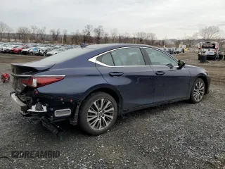 2021 Lexus ES 250 with VIN 58AD11D14MU003669, listed as a Copart auction lot 50762165 with 25,117 mi miles and Salvage title. Bid and sale history available at DreamBid. Image 3.