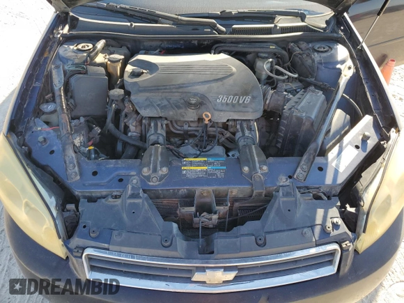 2008 Chevrolet Impala with VIN 2G1WS583281257413, listed as a Copart auction lot 73354264 with 199,838 mi miles and Salvage Title. Bid and sale history available at DreamBid. Image 11.