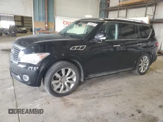 2013 Infiniti QX56 with VIN JN8AZ2NE8D9041959, listed as a Copart auction lot 55532895 with 146,540 mi miles and Clean Title. Bid and sale history available at DreamBid. Image 1.