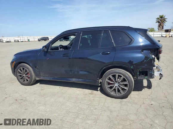 2025 BMW X5 xDrive40i z VIN 5UX23EU09S9Y91362, wystawiony jako Copart lot #54255185 z przebiegiem 2 259 mil mil oraz Szkoda całkowita • Salvage title. Historia ofert i sprzedaży dostępna na DreamBid. Obrazek 2.