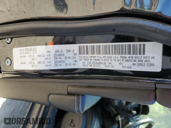 2017 Jeep Cherokee High Altitude с VIN 1C4PJMDS3HW584160, выставлен на аукционе Copart как лот 52799175 с пробегом 141 917 миль миль и Списание • Salvage title. История ставок и продаж доступна на DreamBid. Изображение 13.