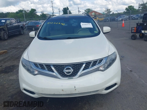 2014 Nissan Murano SV with VIN JN8AZ1MU6EW403471, listed as a IAAI auction lot 42202572 with 157,225 mi miles and . Bid and sale history available at carsss.com. Image 12.