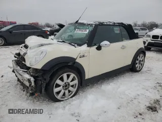 2008 MINI Convertible S z VIN WMWRH33588TU80448, wystawiony jako Copart lot #87855235 z przebiegiem Nie podano mil oraz Szkoda całkowita • Salvage title. Historia ofert i sprzedaży dostępna na DreamBid. Obrazek 1.