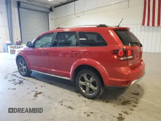 2017 Dodge Journey Crossroad Plus z VIN 3C4PDCGG7HT533453, wystawiony jako Copart lot #61538195 z przebiegiem 130 254 mil mil oraz Czysty tytuł • Clean title. Historia ofert i sprzedaży dostępna na DreamBid. Obrazek 2.