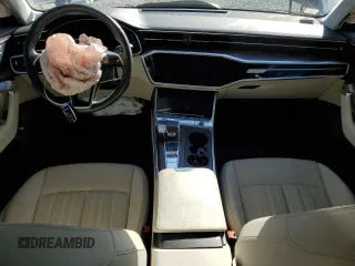 2020 Audi A6 Premium Plus with VIN WAUE8AF2XLN055248, listed as a Copart auction lot 43851555 with 0 mi miles and Salvage Title. Bid and sale history available at carsss.com. Image 8.