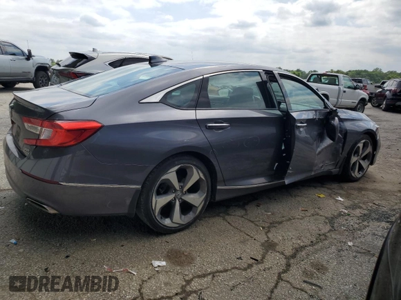 2020 Honda Accord Touring with VIN 1HGCV2F90LA028218, listed as a Copart auction lot 54593945 with 109,080 mi miles and Salvage title. Bid and sale history available at DreamBid. Image 3.