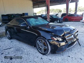 2018 Mercedes-Benz E-Class E 400 with VIN WDD1J6FB5JF033240, listed as a Copart auction lot 65233772 with 51,197 mi miles. Bid and sale history available at carsss.com. Image 1.