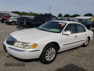 1999 Lincoln Continental with VIN 1LNHM97V9XY711717, listed as a Copart auction lot 53091025 with 0 mi miles and Clean Title. Bid and sale history available at carsss.com. Image 1.