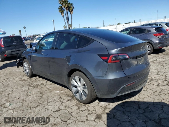 2022 Tesla Model Y Long Range with VIN 7SAYGDEE1NF391553, listed as a Copart auction lot 48259445 with Not Provided miles and Salvage Title. Bid and sale history available at carsss.com. Image 2.