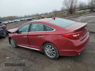 2015 Hyundai Sonata Sport with VIN 5NPE34AF8FH243834, listed as a Copart auction lot 48398125 with 108,535 mi miles and Salvage title. Bid and sale history available at DreamBid. Image 2.