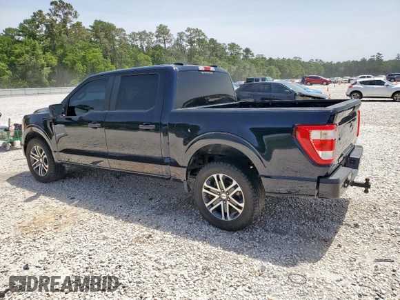 2023 Ford F-150 XL with VIN 1FTEW1CP8PKF56672, listed as a Copart auction lot 56911865 with 34,124 mi miles and Non repairable. Bid and sale history available at DreamBid. Image 2.