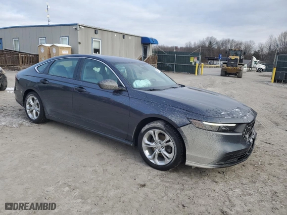 2023 Honda Accord Sedan LX with VIN 1HGCY1F21PA030215, listed as a Copart auction lot 45812785 with 19,553 mi miles and Salvage Title. Bid and sale history available at carsss.com. Image 4.
