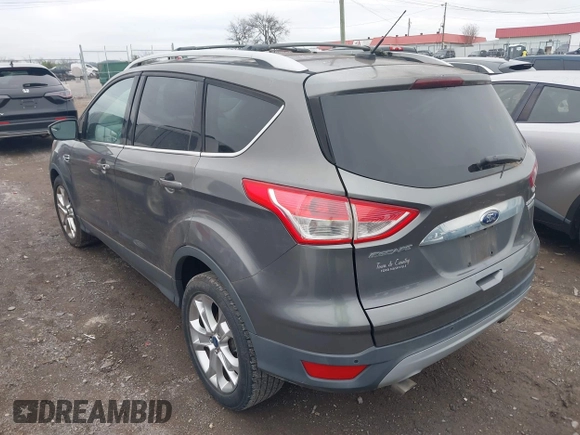 2014 Ford Escape Titanium with VIN 1FMCU0JX2EUA28679, listed as a IAAI auction lot 41930585 with 164,038 mi miles. Bid and sale history available at carsss.com. Image 3.