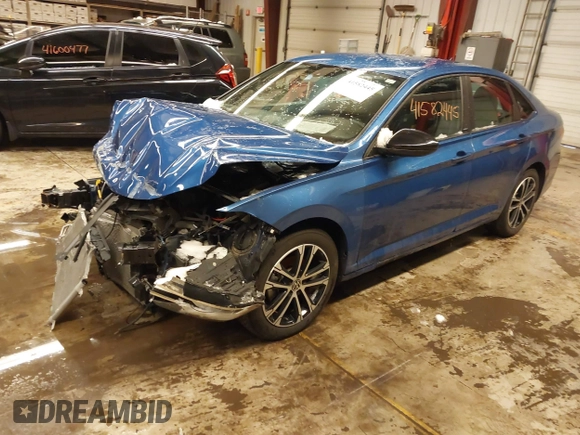 2023 Volkswagen Jetta Sport with VIN 3VWBM7BU4PM010718, listed as a IAAI auction lot 41582445 with 45,382 mi miles and . Bid and sale history available at DreamBid. Image 17.