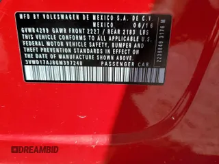 2021 Volkswagen Jetta Sport z VIN 3VWD17AJ8GM397248, wystawiony jako Copart lot #50692315 z przebiegiem 72 808 mil mil oraz Szkoda całkowita • Salvage title. Historia ofert i sprzedaży dostępna na DreamBid. Obrazek 15.