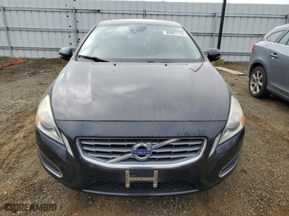 2012 Volvo S60 T5 with VIN YV1622FS7C2140817, listed as a Copart auction lot 89001115 with 97,569 mi miles and Salvage Title. Bid and sale history available at carsss.com. Image 5.