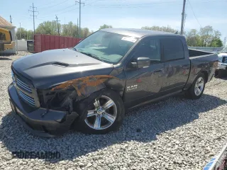 2016 Ram 1500 Sport with VIN 1C6RR7MT9GS186976, listed as a Copart auction lot 54414725 with 163,712 mi miles and Salvage title. Bid and sale history available at DreamBid. Image 1.