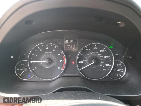 2012 Subaru Legacy Limited with VIN 4S3BMCL61C3028164, listed as a Copart auction lot 57592415 with 152,356 mi miles and Salvage title. Bid and sale history available at DreamBid. Image 9.