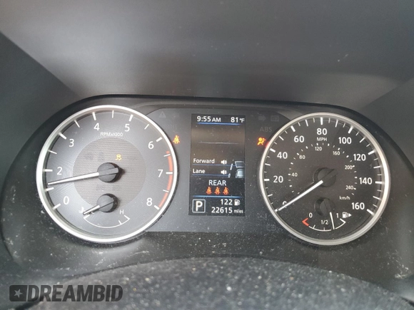 2024 Nissan Sentra S with VIN 3N1AB8BV2RY214869, listed as a Copart auction lot 58093885 with 22,615 mi miles and Non repairable. Bid and sale history available at DreamBid. Image 9.