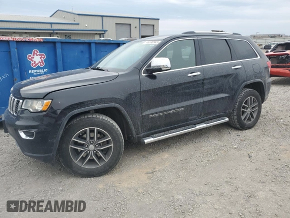2017 Jeep Grand Cherokee Limited with VIN 1C4RJEBG1HC846028, listed as a Copart auction lot 46530945 with 183,033 mi miles and Salvage Title. Bid and sale history available at carsss.com. Image 1.