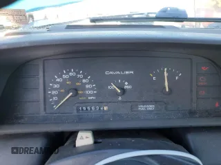 1992 Chevrolet Cavalier with VIN 1G1JC1442N7285709, listed as a Copart auction lot 84073144 with 155,634 mi miles and Salvage Title. Bid and sale history available at DreamBid. Image 9.