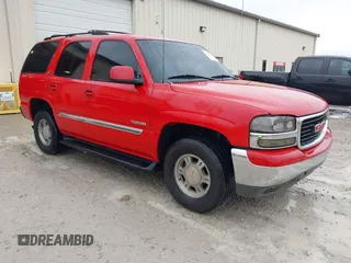 2001 GMC Yukon SLT with VIN 1GKEK13T41J221905, listed as a IAAI auction lot 41512380 with 213,666 mi miles. Bid and sale history available at carsss.com. Image 1.