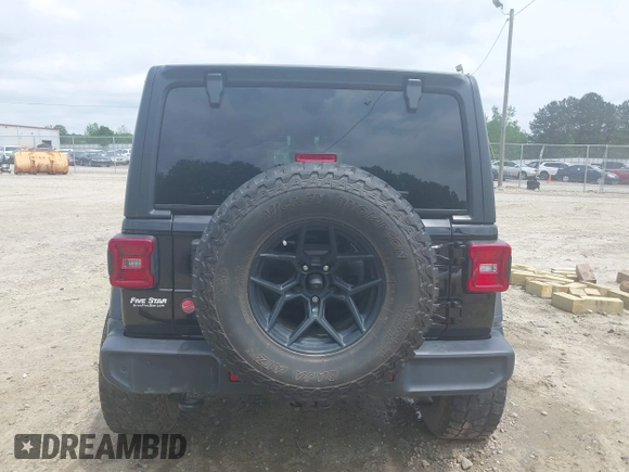 2020 Jeep Wrangler Unlimited Willys with VIN 1C4HJXDN5LW327476, listed as a IAAI auction lot 42128406 with 43,885 mi miles and . Bid and sale history available at DreamBid. Image 15.
