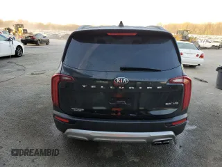 2020 Kia Telluride EX with VIN 5XYP34HC5LG016804, listed as a Copart auction lot 50555835 with 161,853 mi miles and Salvage Title. Bid and sale history available at DreamBid. Image 6.