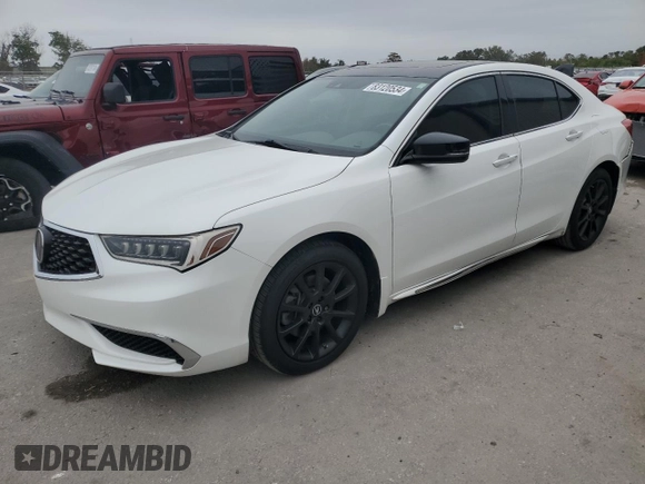 2018 Acura TLX w/Technology Pkg with VIN 19UUB2F5XJA003057, listed as a Copart auction lot 83120534 with 46,139 mi miles and Salvage Title. Bid and sale history available at carsss.com. Image 1.