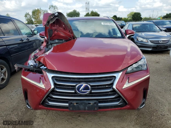 2015 Lexus NX 300h with VIN JTJBJRBZ8F2017919, listed as a Copart auction lot 67314544 with 133,168 mi miles and Salvage Title. Bid and sale history available at carsss.com. Image 5.