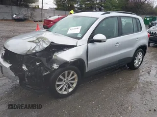 2017 Volkswagen Tiguan S with VIN WVGBV7AX4HK051172, listed as a IAAI auction lot 41843182 with 160,010 mi miles and . Bid and sale history available at DreamBid. Image 19.