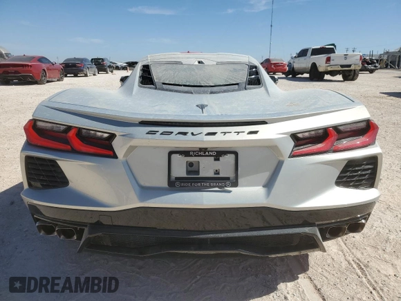 2024 Chevrolet Corvette 1LT with VIN 1G1YA2D4XR5112306, listed as a Copart auction lot 77758984 with 3,451 mi miles and Salvage title. Bid and sale history available at DreamBid. Image 6.