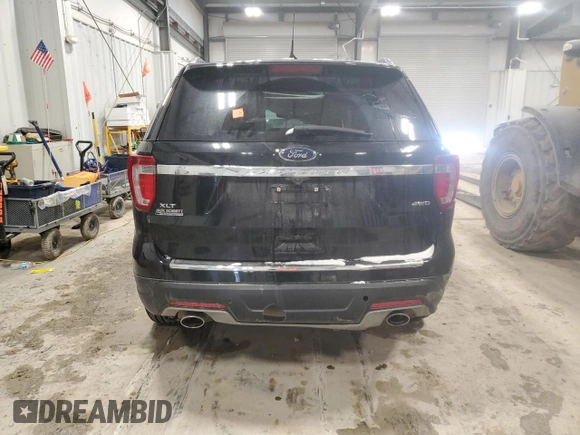 2018 Ford Explorer XLT z VIN 1FM5K8D82JGC53548, wystawiony jako Copart lot #45889385 z przebiegiem 51 321 mil mil oraz Szkoda całkowita • Salvage title. Historia ofert i sprzedaży dostępna na DreamBid. Obrazek 6.