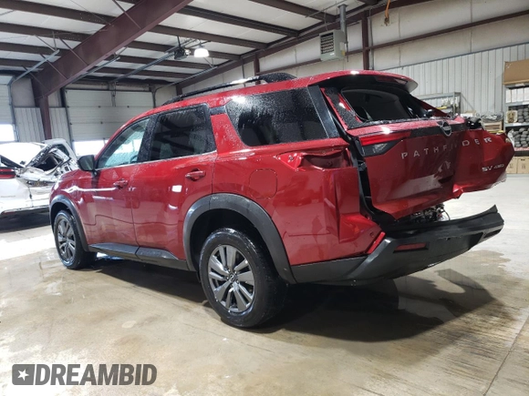2024 Nissan Pathfinder SV with VIN 5N1DR3BC8RC286672, listed as a Copart auction lot 59161595 with 15,962 mi miles and Clean title. Bid and sale history available at DreamBid. Image 2.