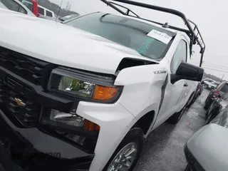 2021 Chevrolet Silverado 1500 Work Truck with VIN 3GCNWAEK9MG376203, listed as a IAAI auction lot 40614763 with 73,313 mi miles. Bid and sale history available at carsss.com. Image 2.