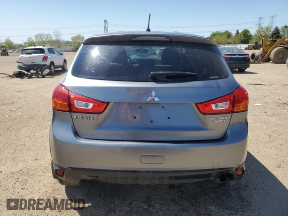 2016 Mitsubishi Outlander ES z VIN JA4AR3AU7GZ027998, wystawiony jako Copart lot #56218135 z przebiegiem Nie podano mil oraz Szkoda całkowita • Salvage title. Historia ofert i sprzedaży dostępna na DreamBid. Obrazek 6.