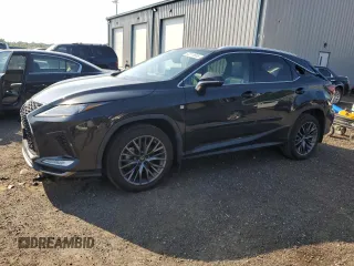 2022 Lexus RX 350 F Sport with VIN 2T2SZMDA6NC333238, listed as a Copart auction lot 62311605 with 57,786 mi miles and Salvage title. Bid and sale history available at DreamBid. Image 1.