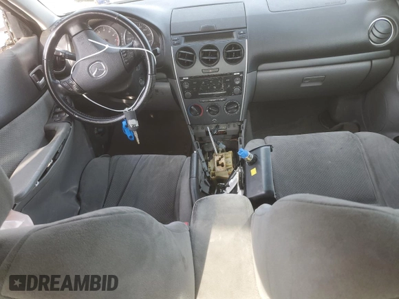 2007 Mazda 6 i Sport VE with VIN 1YVHP84C375M49651, listed as a Copart auction lot 42768905 with 187,823 mi miles and Salvage Title. Bid and sale history available at DreamBid. Image 8.