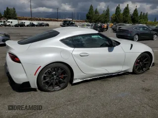 2024 Toyota GR Supra 3.0 with VIN WZ1DB0G04RW062871, listed as a Copart auction lot 71675774 with 6,941 mi miles and Salvage Title. Bid and sale history available at carsss.com. Image 3.